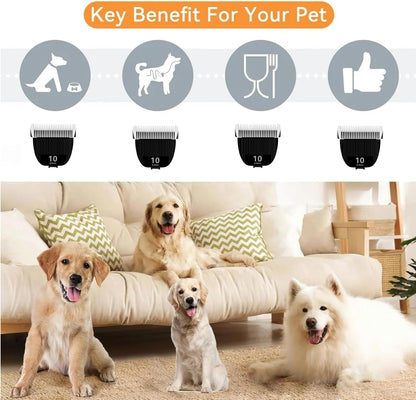 Replacement Blade for Nebot P1 Pro Pet Grooming Kit & Vacuum,Size-10 | Cut Length 1/50"(0.5Mm),Made of Ceramic Blade & Stainless Steel Blade5