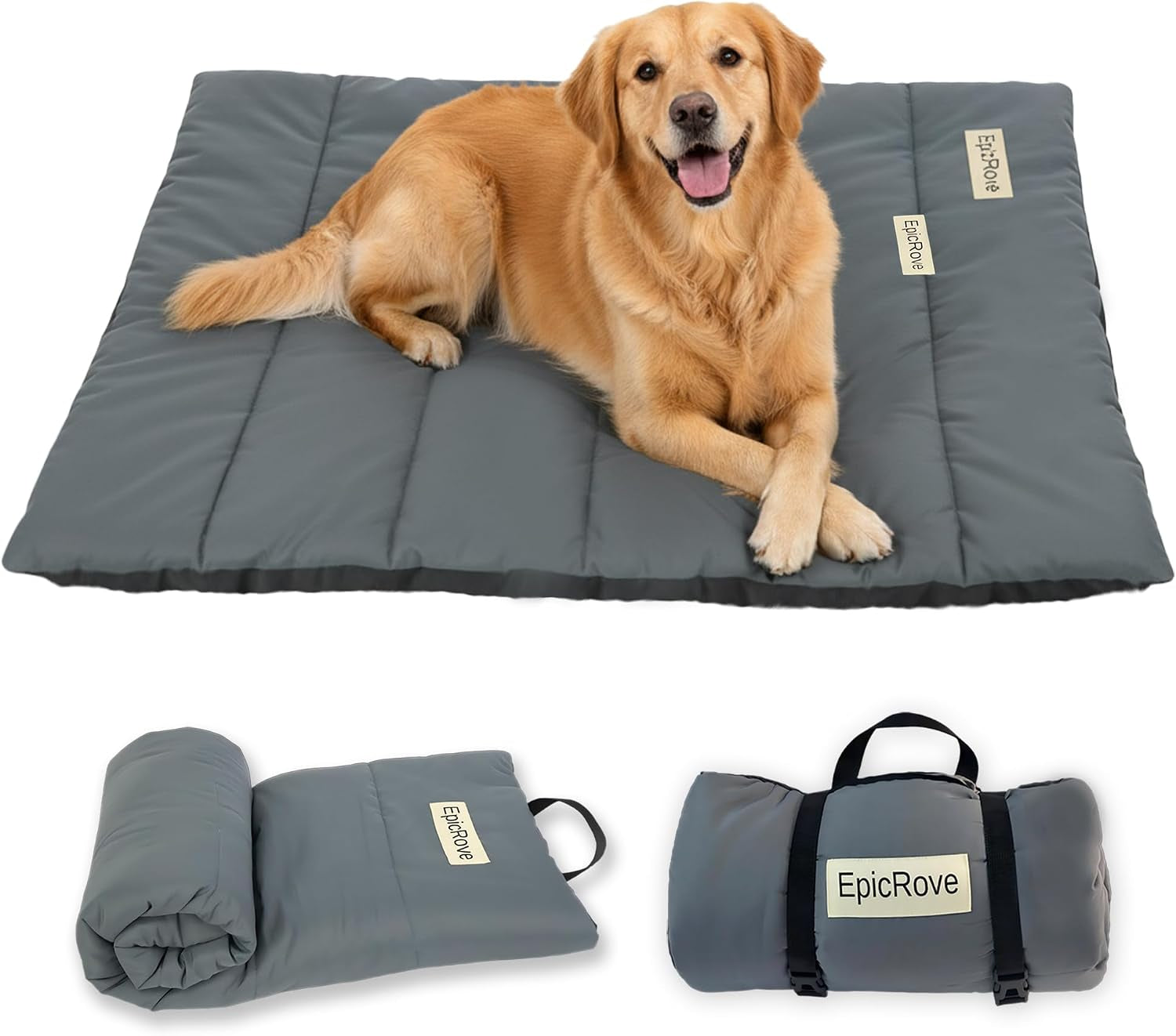 rovepad-trail-dog-bed-mat-43x27-waterproof-non-slip-outdoor-travel-mat-for-camping-car-silent-peachskin-roll-up-pad-for-medium-large-dogs-machine-washable