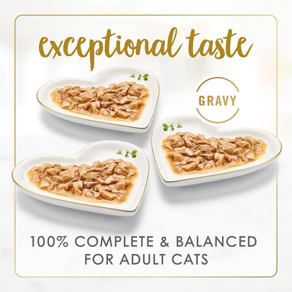 Purina Fancy Feast Gravy Lovers, Poultry & Beef Wet Cat Food, 3Oz, 24-Pack3