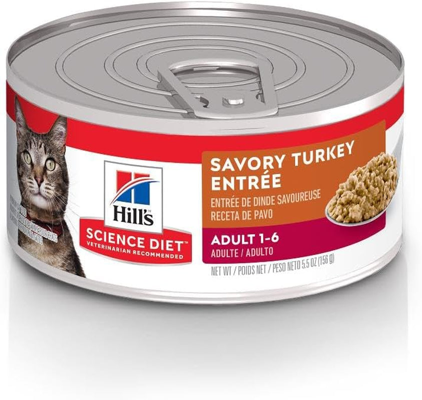 hills-science-diet-adult-1-6-wet-cat-food-variety-pack-1-veterinarian-recommended-savory-entree-turkey-liver-chicken-and-turkey-5-5-oz-cans-12-pack
