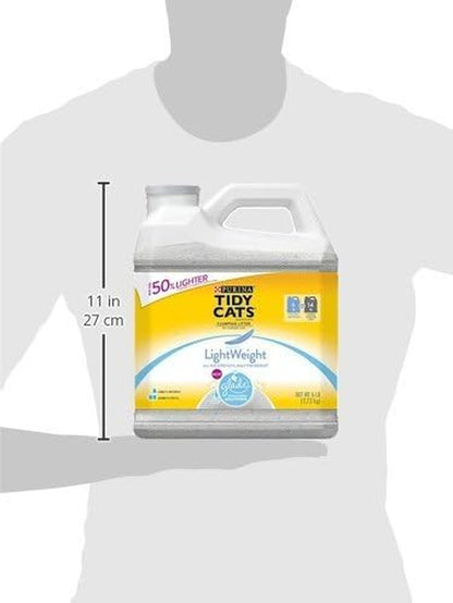 Purina Tidy Cats Light Weight, Low Dust, Clumping Cat Litter, Lightweight Glade Clear Springs Multi Cat Litter - 6 Lb. Jug11