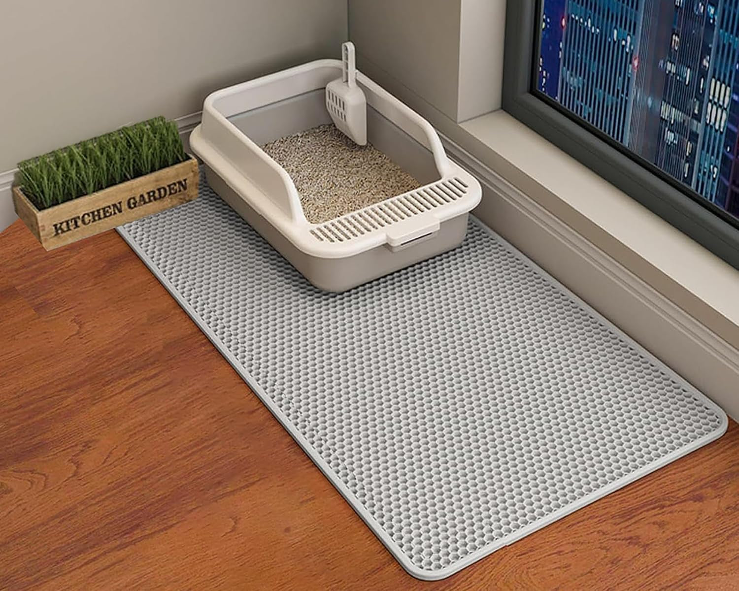 hcy-wld-cat-litter-mat-45x26-35x24-30x22-24x18-inch-double-layer-cat-litter-box-mat-eva-non-slip-waterproof-urine-proof-cat-litter-catcher-mat-easy-clean-scatter-control-35x24-inch-khaki