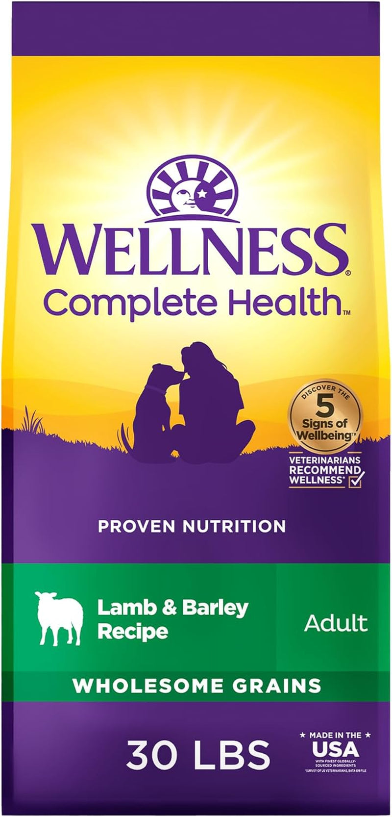 wellness-complete-health-adult-dry-dog-food-wholesome-grain-kibble-natural-chicken-and-oatmeal-recipe-30-lb-bag