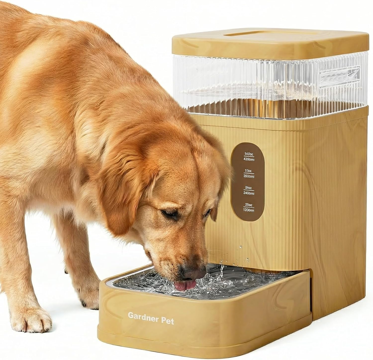 gardner-pet-2-2-gallon-automatic-dog-water-bowl-dispenser-8-5l-gravity-water-feeder-with-stainless-steel-bowl-maifan-stone-filter-bpa-free-for-for-cats-and-dogs-black-2-2-gallon