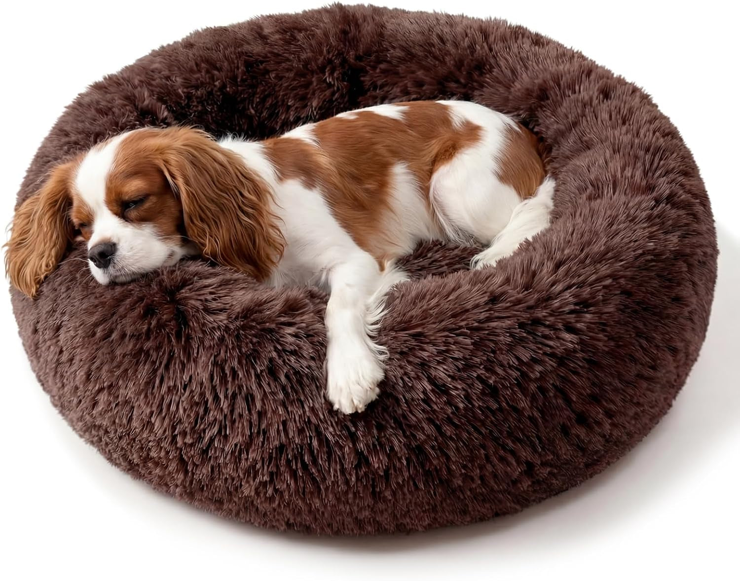 small-calming-dogs-bed-for-small-dogs-anti-anxiety-machine-washable-fluffy-luxury-anti-slip-waterproof-mute-base-warming-cozy-soft-pet-puppy-round-bed