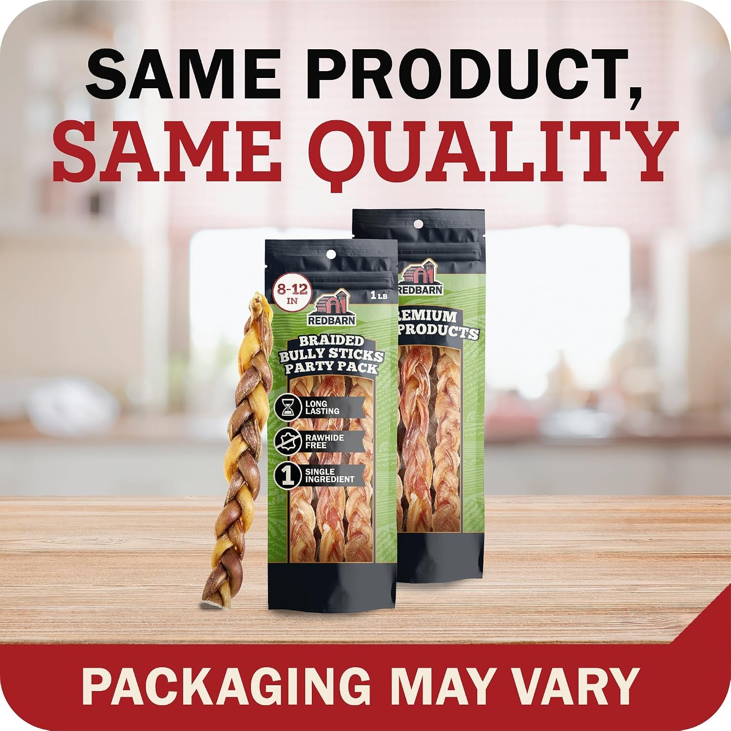 redbarn-pet-products-all-natural-5-8-braided-bully-sticks-for-small-large-dogs-healthy-long-lasting-beef-chews-variety-party-pack-single-ingredient-low-odor-rawhide-free-8-oz-bag