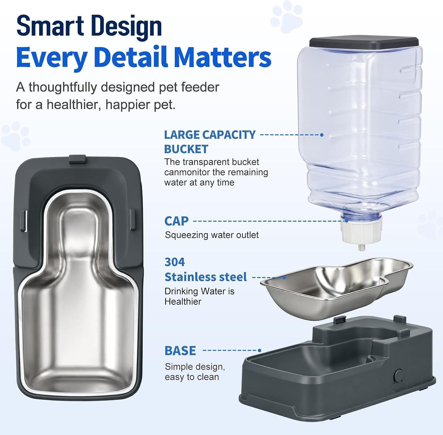 2-pack-automatic-cat-feeder-and-water-dispenser-set-with-dog-stainless-steel-feed-bowl-pet-gravity-self-feeding-and-waterer-large-capacity-for-small-medium-large-dogs-puppy-kitten