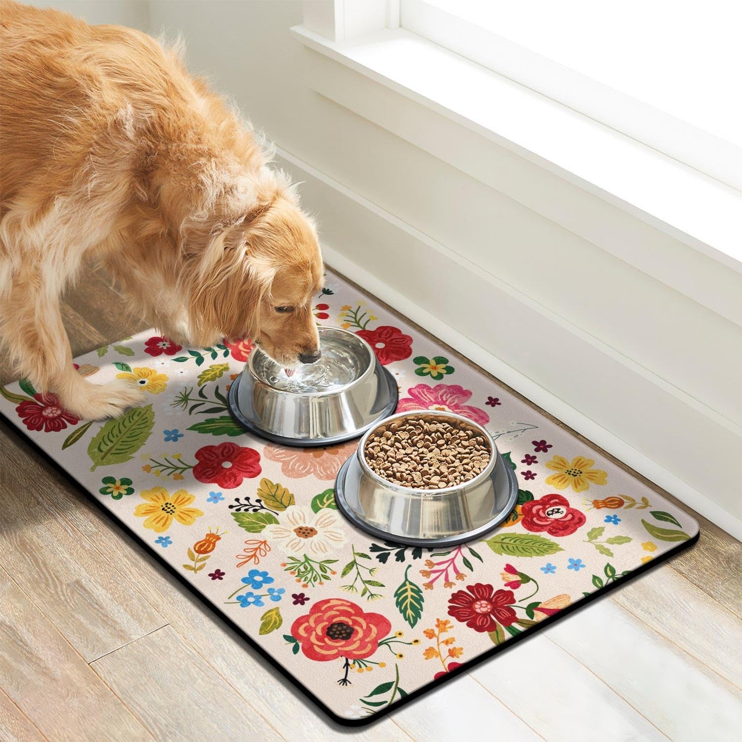 dog-food-mats-for-floors-absorbent-dog-bowl-mat-for-food-and-water-dispenser-quick-dry-cat-food-mat-pet-supplies