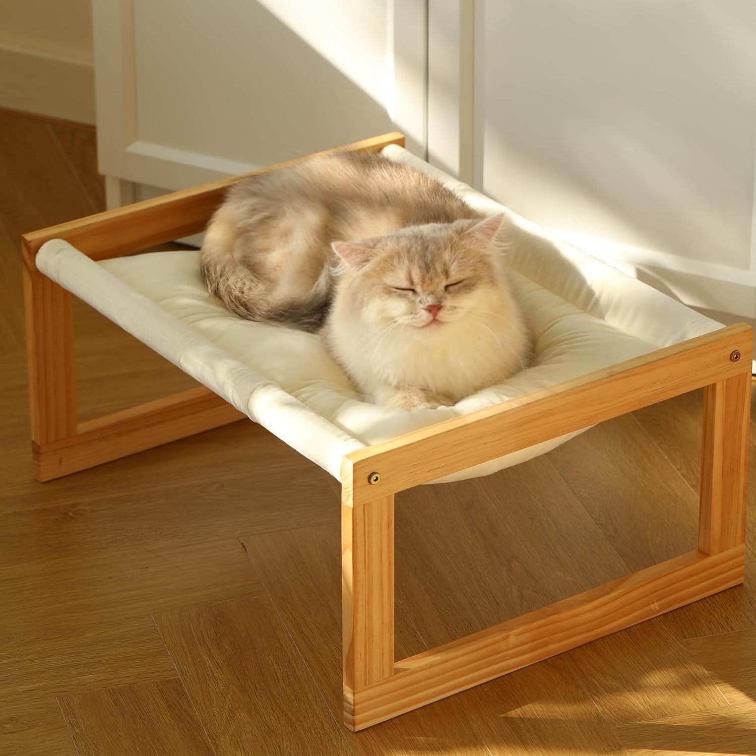 fukumaru-large-cat-hammock-raised-dog-bed-for-indoor-and-outdoor-washable-21-wooden-pet-beds-cozy-velvet-cat-couch-elevated-pet-sofa-for-puppy-bunny-and-small-animal