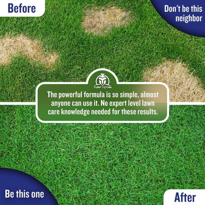 Turf Titan K9 Correcter Dog Urine Neutralizer for Lawns (32 Oz) – Fights Yellow Spots and Odors – Grass Dog Urine Neutralizer to Grass Recovery with Weekly Use – Covers up to 6,000 Sq Ft4