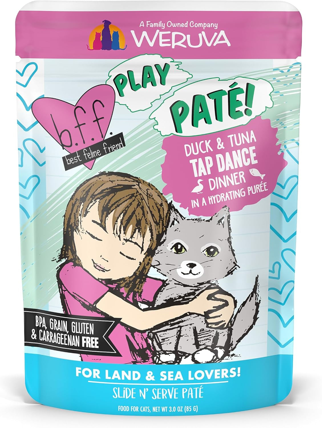 weruva-b-f-f-play-best-feline-friend-pate-lovers-aw-yeah-pate-partay-variety-pack-3oz-pouch-pack-of-12