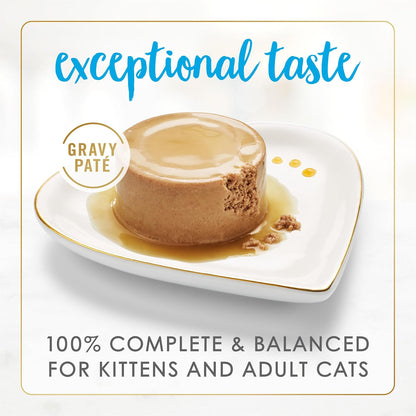 Purina Fancy Feast Gravy Lovers Ocean Whitefish and Tuna Feast Pate in Wet Cat Food Gravy - (Pack of 24) 3 Oz. Cans2