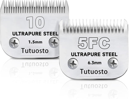 3 Pack 10 Clipper Blade Compatible with Andis, Wahl and Oster Dog Clippers | Detachable Pet Grooming Replacement Blade for Dog Grooming Clippers, Replacement Blades, Compatible Accessory10