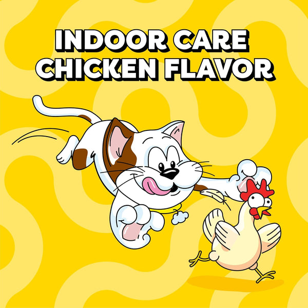 Temptations Indoor Care Crunchy & Soft Cat Treats, Chicken, 4.9 Oz, 10 Pack | under 2 Calories per Treat, Crunchy outside & Soft Inside, Resealable Pouch, 100% Complete & Balanced for Adult Cats4