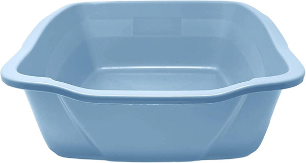 Large Open Top Cat Litter Pan Low Entry Sides Stain & Odor Resistant High-Impact Plastic Litter Box for Kittens, Senior & Arthritic Cats Multi Cat Household, Usa-Made Blue Eco Recycled Pet Toilet Tray6