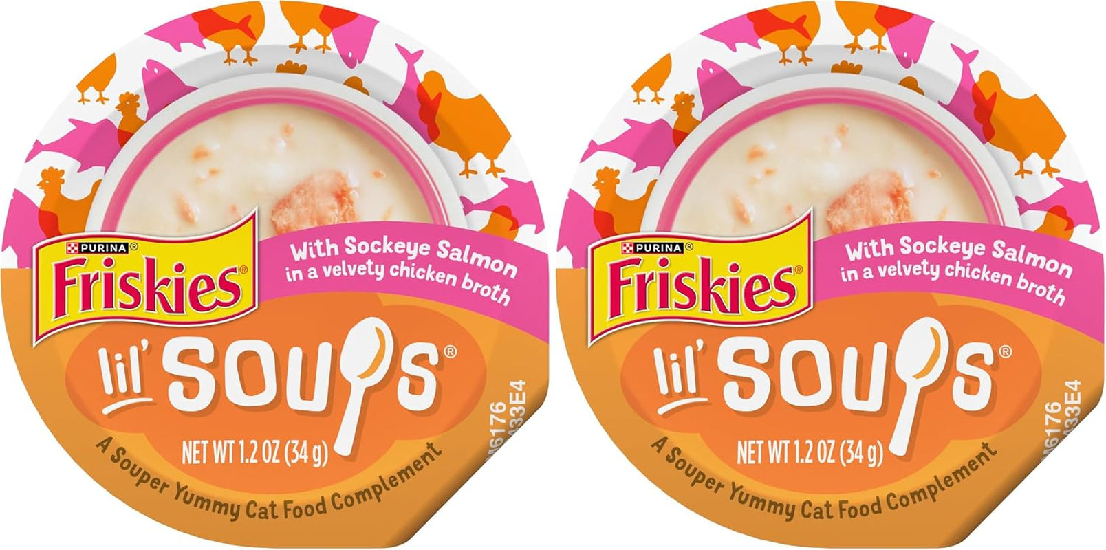 purina-friskies-grain-free-lickable-cat-food-toppers-lil-soups-with-sockeye-salmon-in-chicken-broth-pack-of-8-1-2-oz-cups