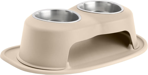 Weathertech Double High Pet Feeding System - Elevated Dog/Cat Bowls - 8 Inch High Dark Grey (DHC3208DGDG)11