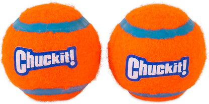 Chuckit! Dog Tennis Ball Dog Toy, Large (3 Inch Diameter) for Dogs 60-100 Lbs, Pack of 22