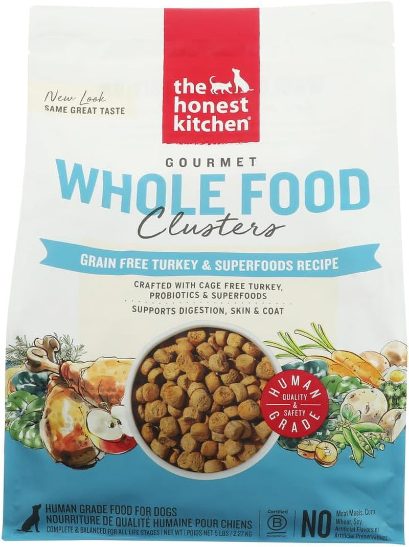 the-honest-kitchen-grain-free-beef-superfoods-whole-food-clusters-human-grade-dry-dog-food-vet-crafted-nutritional-support-for-skin-coat-digestion-overall-wellness-5-lb-bag
