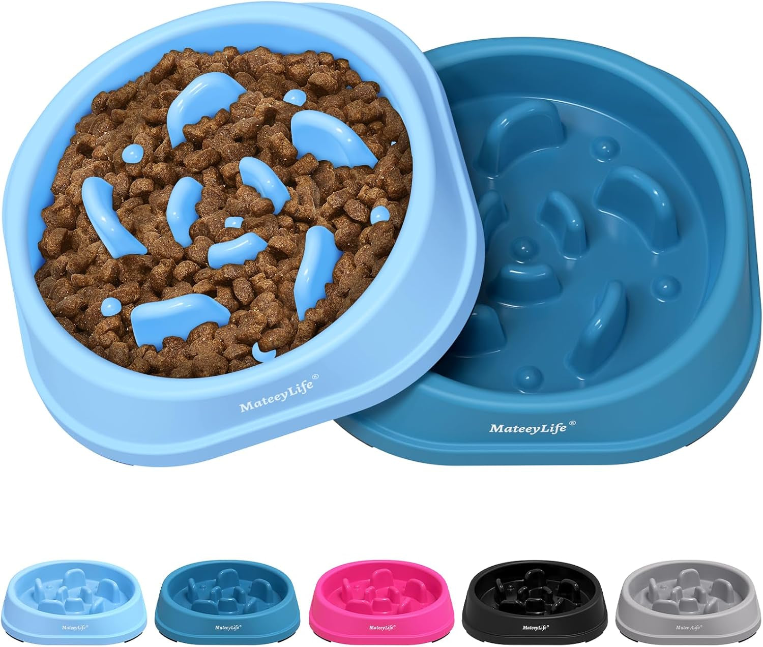 mateeylife-2-pack-slow-feeder-dog-bowls-2-cups-dog-puzzle-feeder-bowl-food-contact-safe-dishwasher-safe-non-slip-base-maze-design-for-fast-eaters-for-dogs-and-cats-daily-mealtimes