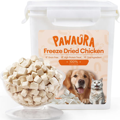 3-In-1 Freeze-Dried Mixed Liver Treats for Dogs & Cats, 17.63 Oz, Beef Liver, Chicken Liver & Chicken, Single-Ingredient Proteins, Meal Topper, Resealable Bag7