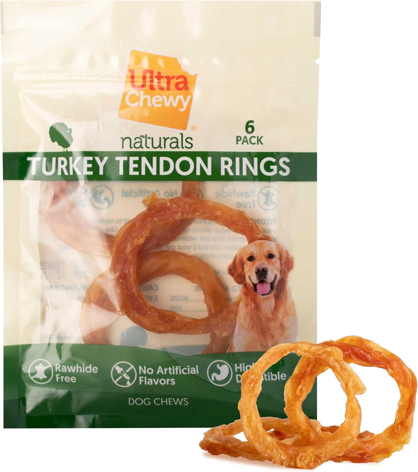 ultra-chewy-turkey-tendon-rings-for-dogs-6-pack-premium-all-natural-tendons-hypoallergenic-treats-easy-to-digest-alternative-to-rawhide