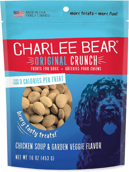 Charlee Bear Dog Training Treats, Cheese & Egg Recipe, Low Calorie (Under 3 Calories), Limited Ingredient Crunchy Dog Treats, 16 Oz. Resealable Bag13