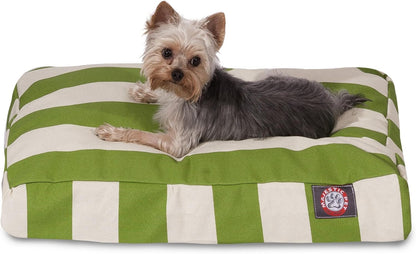 Majestic Pet Stripes Rectangle Medium Dog Bed Washable – Non Slip Comfy Pet Bed – Dog Crate Bed with Removable Washable Cover – Dog Kennel Bed for Sleeping, Polyester Fiber, Medium, Black11