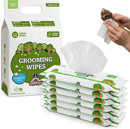 Pogi’S Dog Grooming Wipes – Hypoallergenic Pet Wipes for Paws, Body & Butt – Cleaning & Hydrating, Fragrance Free, 100 Count14