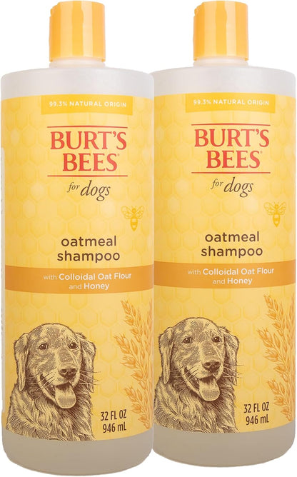 Burts Bees for Pets Oatmeal Dog Shampoo with Honey, Unscented, 16 Fl Oz | Soothing Colloidal Oat Flour Formula for Itchy, Sensitive Dog Skin; Ph-Balanced and Sulfate-Free for Regular Use13