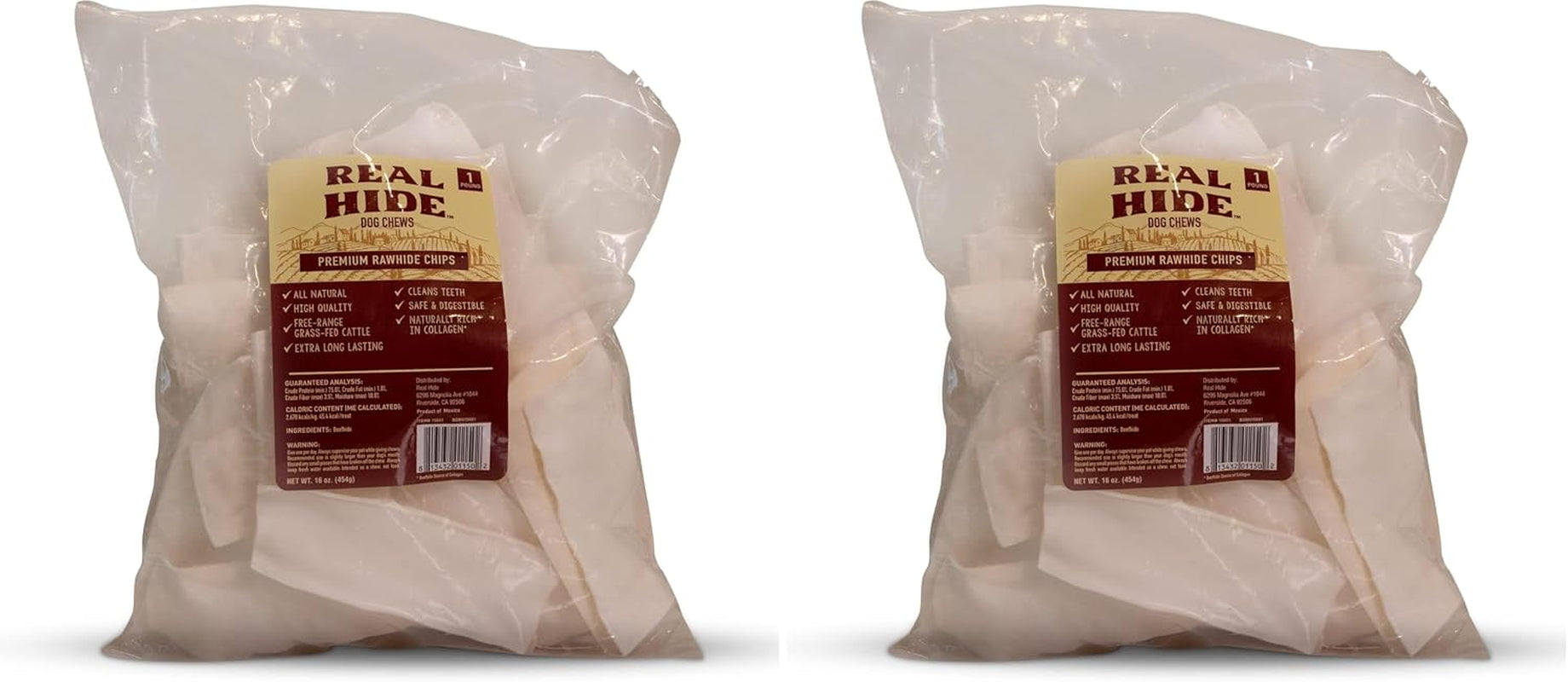 real-hide-all-natural-dog-chew-treats-rawhide-chips-1-pound-all-natural-chew-treats-premium-rawhide-chips-grass-fed-free-range-beef-hide-long-lasting-for-all-dog-sizes