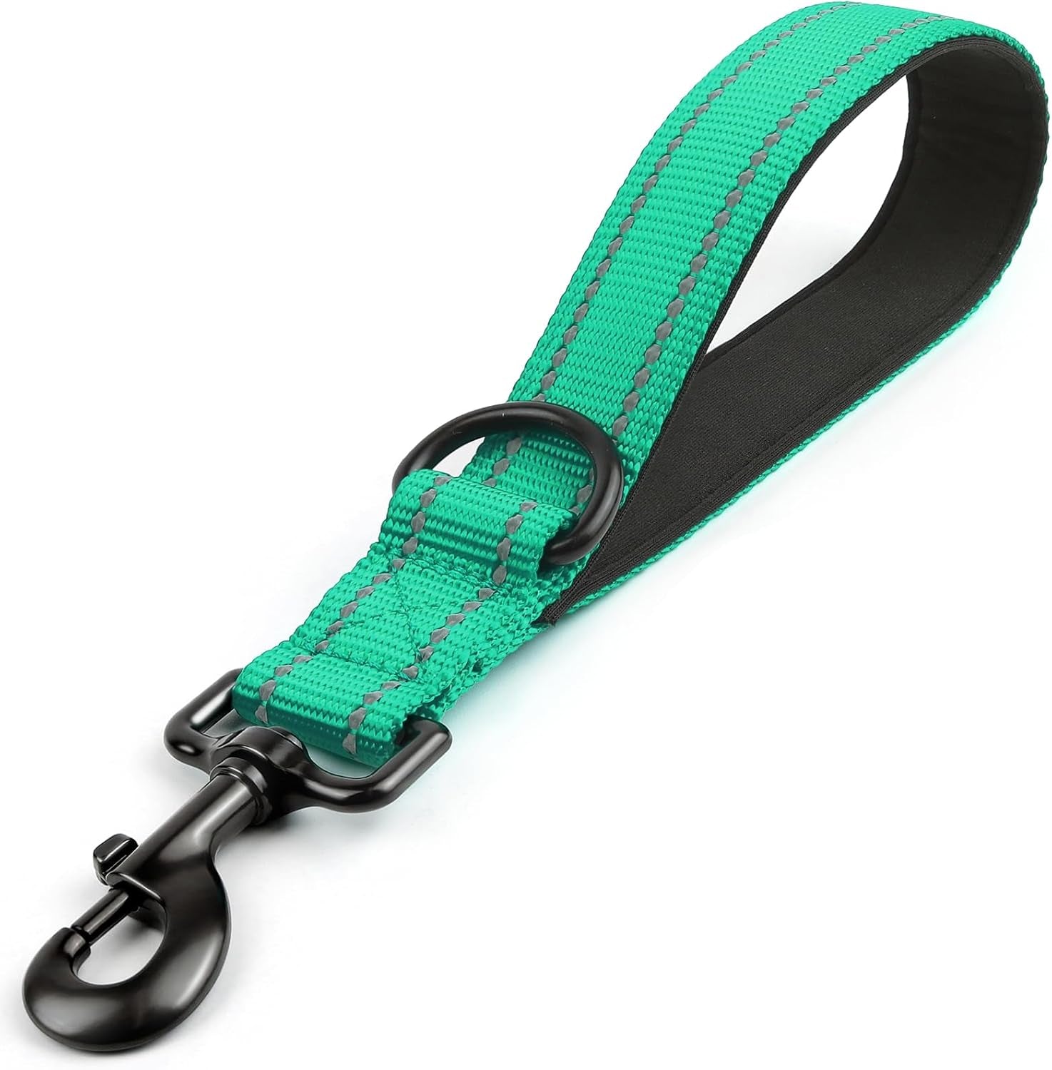 joytale-short-dog-leash-for-close-control-training-18-black-padded-comfort-handle-reinforced-nylon-webbing-secure-metal-clip-for-busy-streets-heel-training