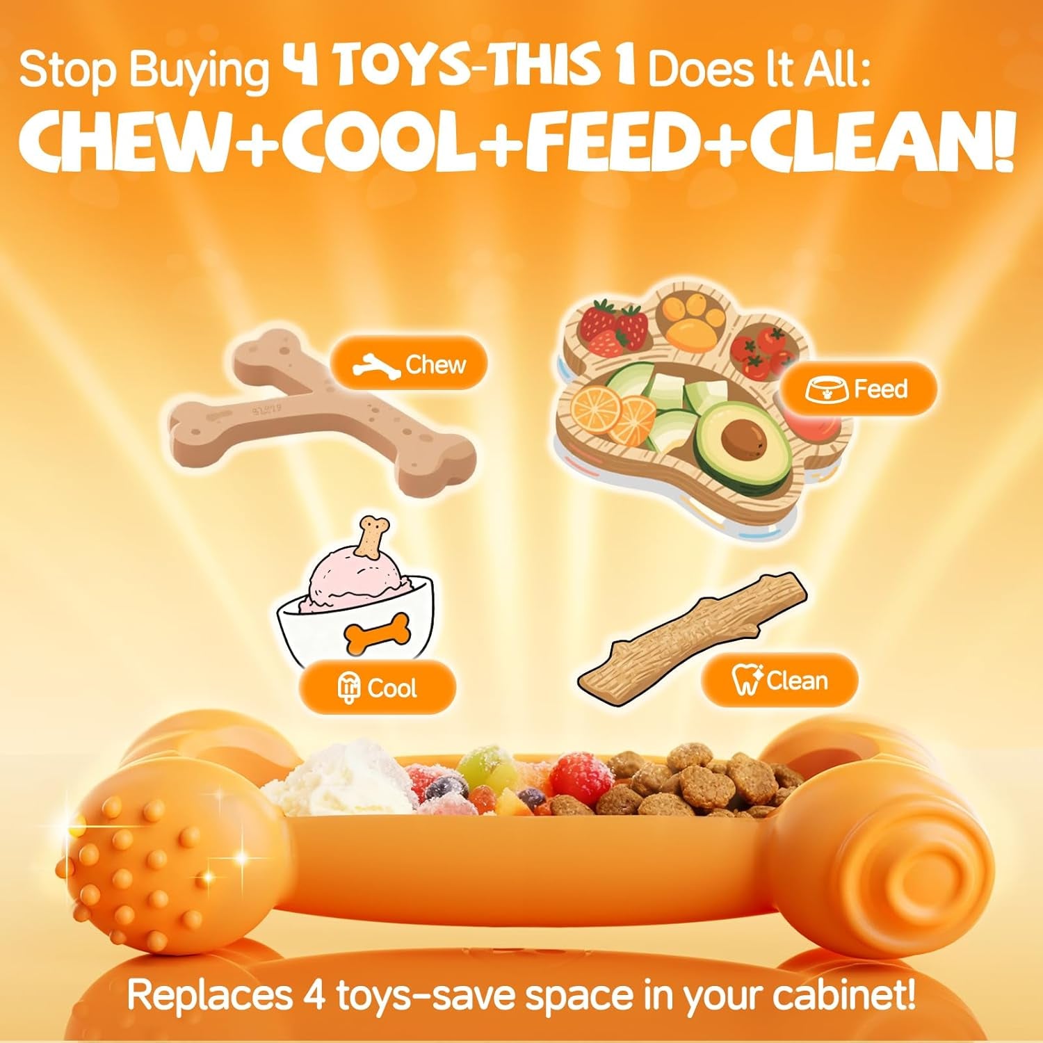 2-pack-freeze-toys-for-dogs-slow-feeder-lick-bone-indestructible-chew-toy-for-aggressive-chewers-puppy-teething-relief-fillable-enrichment-treat-toy-suitable-for-small-medium-breednylon