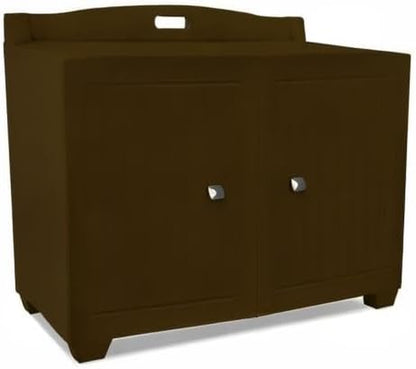 Furhaven Classic Hidden Litter Box Storage Container Cabinet - Espresso, One Size5