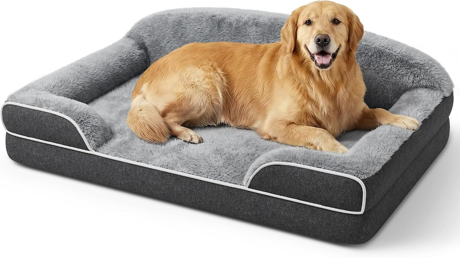 orthopedic-dog-bed-for-extra-large-dogs-45x30-xl-dog-couch-bed-egg-crate-foam-for-pressure-relief-cozy-bolster-sofa-design-waterproof-removable-washable-cover-non-slip-bottom-light-grey