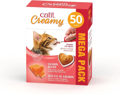 Catit Creamy Lickable Cat Treat – Hydrating and Healthy Treat for Cats of All Ages - Assortment, 72-Pack9