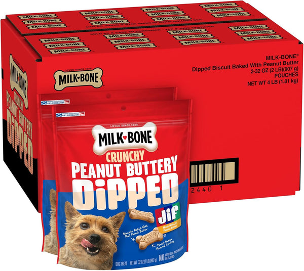 Milk-Bone Soft & Chewy Peanut Buttery Bites, 4.5 Oz. Bag | Soft Dog Treats with Jif Peanut Butter19