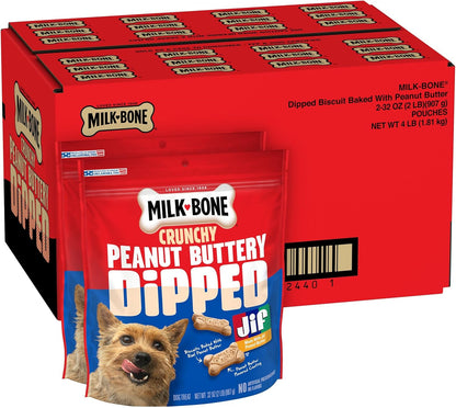 Milk-Bone Soft & Chewy Peanut Buttery Bites, 11.8 Oz. Bag | Soft Dog Treats with Jif Peanut Butter20