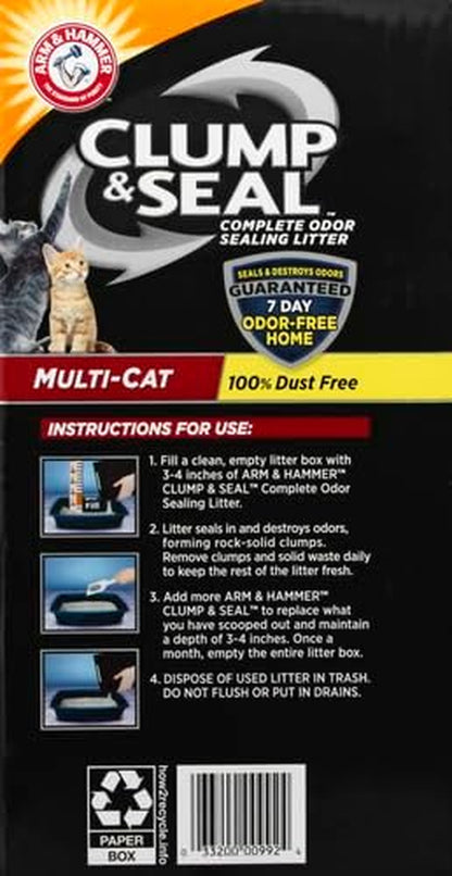 Arm & Hammer Clump & Seal Litter, Multi-Cat Litter 38 Lb.21