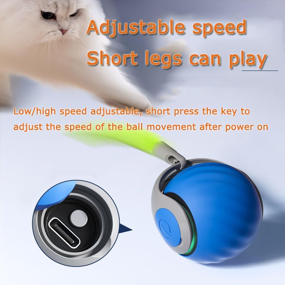 2packs-speedy-2-0-tail-cat-toys-for-bored-indoor-adult-cats-2025-new-generation-interactive-cat-toys-for-indoor-cats-automatic-moving-ball-with-tail-blue-and-orange