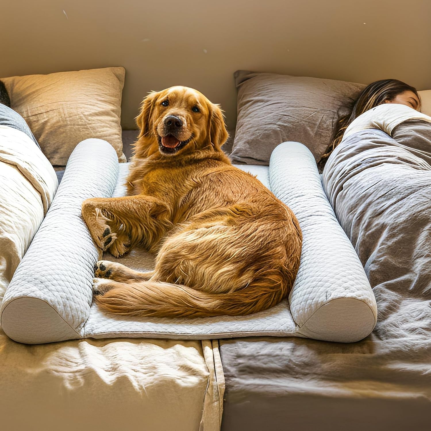 denmate-the-only-on-bed-dog-bed-that-goes-on-your-masterbed-for-dogs-that-love-to-sleep-with-you-helps-stabilize-nighttime-movement-so-you-and-your-dog-sleep-better-together-machine-washable