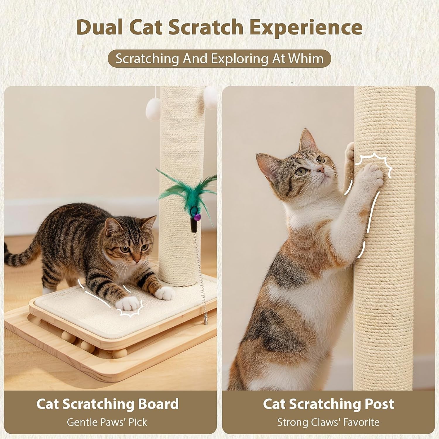 cat-scratching-post-with-sisal-mat-and-wooden-base-indoor-scratcher-stable-cat-scratch-furniture-with-durable-sisal-post-scratch-mat-and-hanging-ball-protects-furniture-easy-assembly