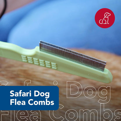 Coastal Pet Safari Double Row Comb - Helps Dry Skin - for Flea Prevention and Detection in Pets with Short and Long Hair2