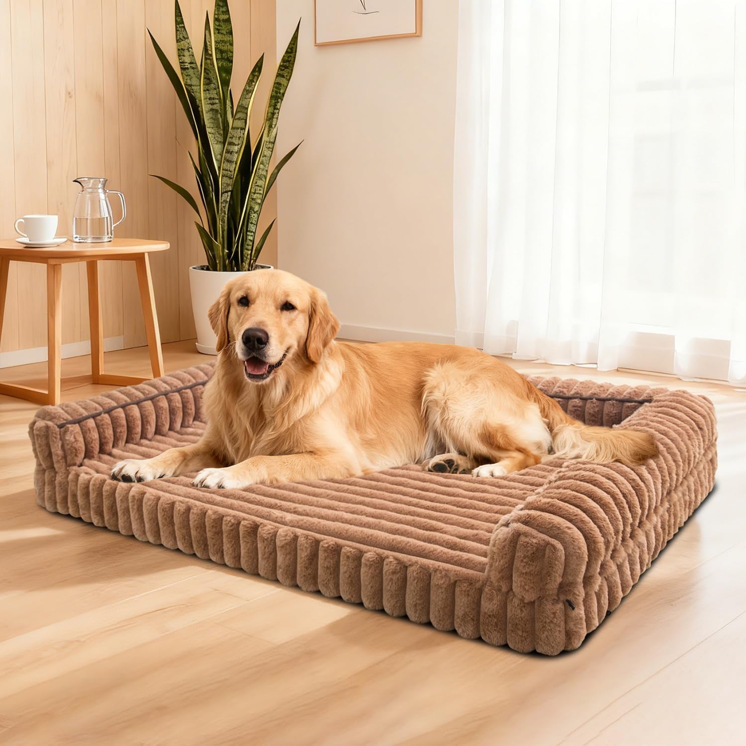 waterproof-orthopedic-dog-bed-for-medium-dogs-brown-non-slip-egg-crate-memory-foam-dog-couch-pet-bed-with-sides-removable-washable-cover-for-crate