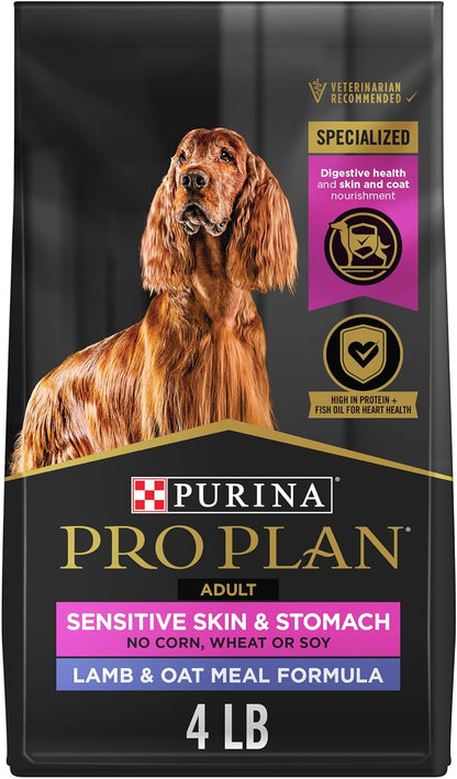Purina Pro Plan Sensitive Skin and Sensitive Stomach Dog Food Lamb and Oat Meal Formula - 24 Lb. Bag11