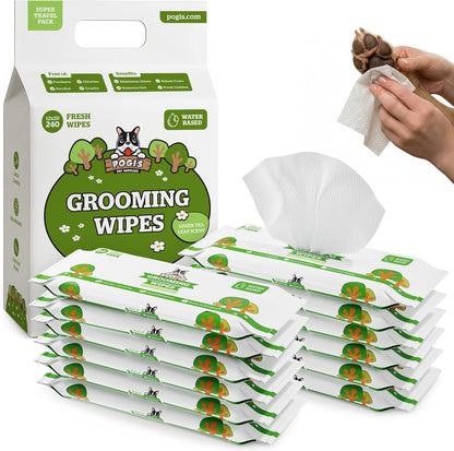 Pogi’S Dog Grooming Wipes – Hypoallergenic Pet Wipes for Paws, Body & Butt – Cleaning & Hydrating, Fragrance Free, 100 Count15