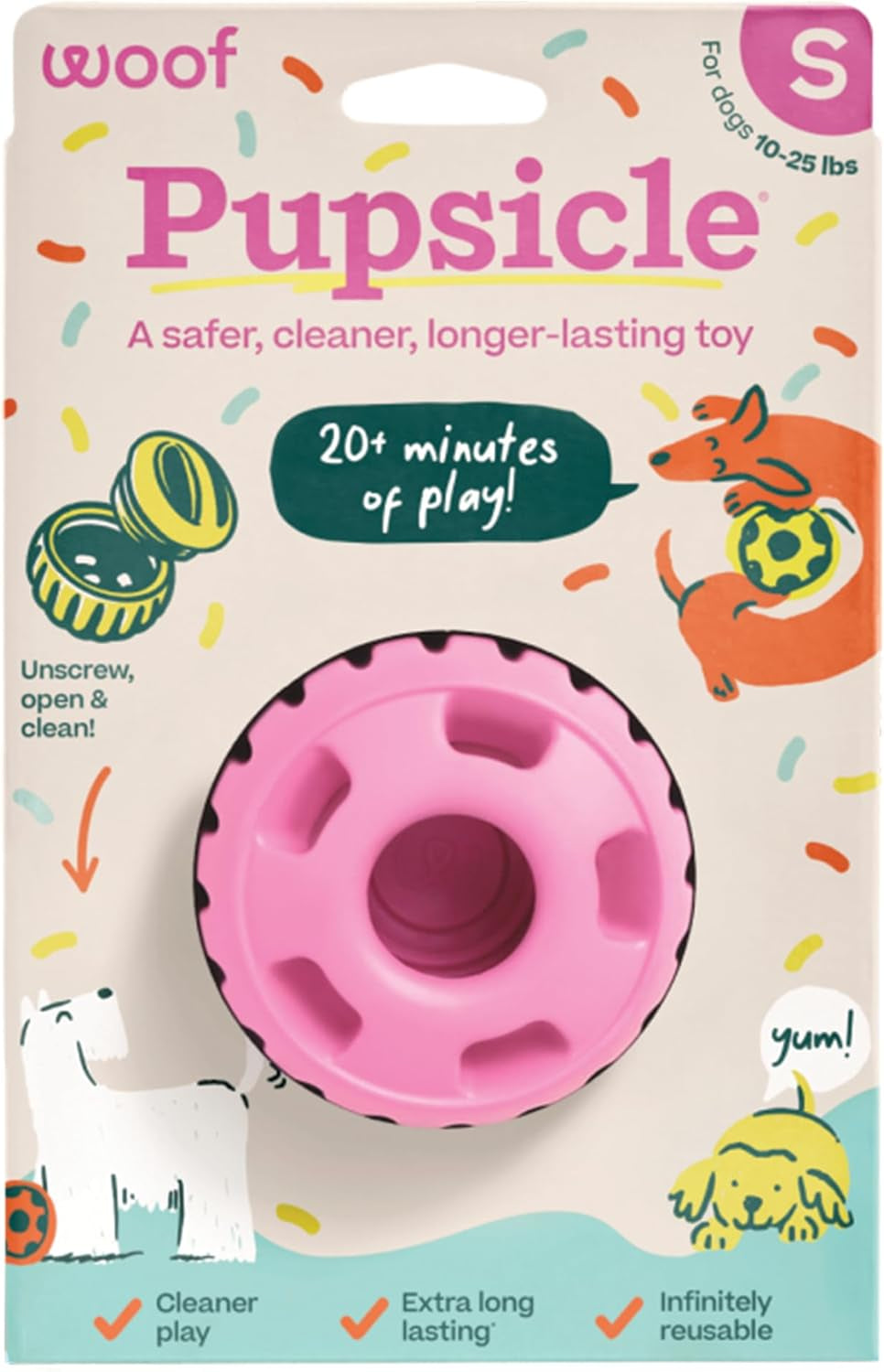 woof-pupsicle-interactive-dog-ball-toy-for-dogs-25-75-lbs-green-long-lasting-enrichment-toy-for-medium-large-dogs-easy-fill-design-low-mess-play-made-of-natural-rubber-easy-to-clean