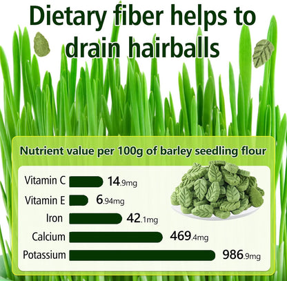 100G/3.52Oz Cat Grass Treats, Cat Grass Teething Stick for Hairball Remove and Teeth Cleaning, Edible Cats-Grass Stick Snack7