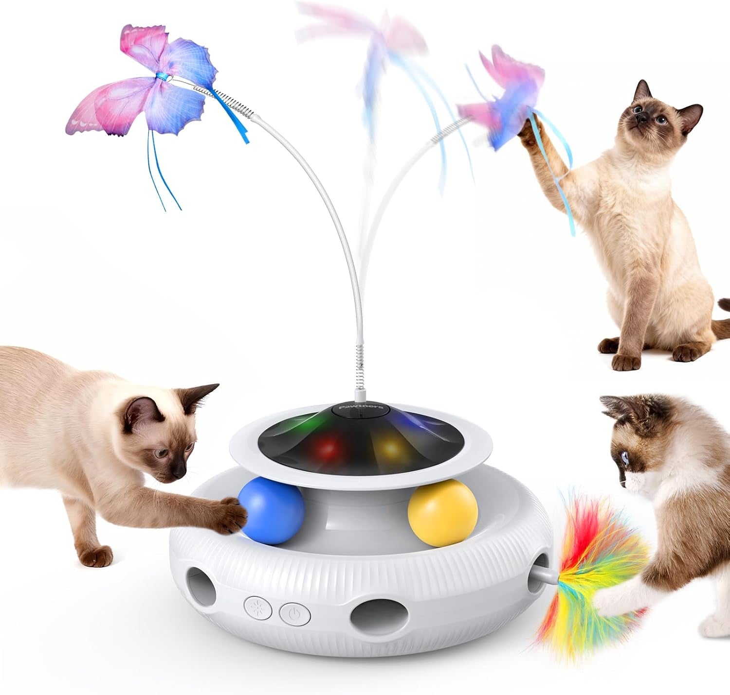 pawtners-interactive-cat-toy-4-in-1-automatic-interactive-kitten-toys-for-indoor-cats-rechargeable-with-fluttering-butterfly-track-balls-and-ambush-feather