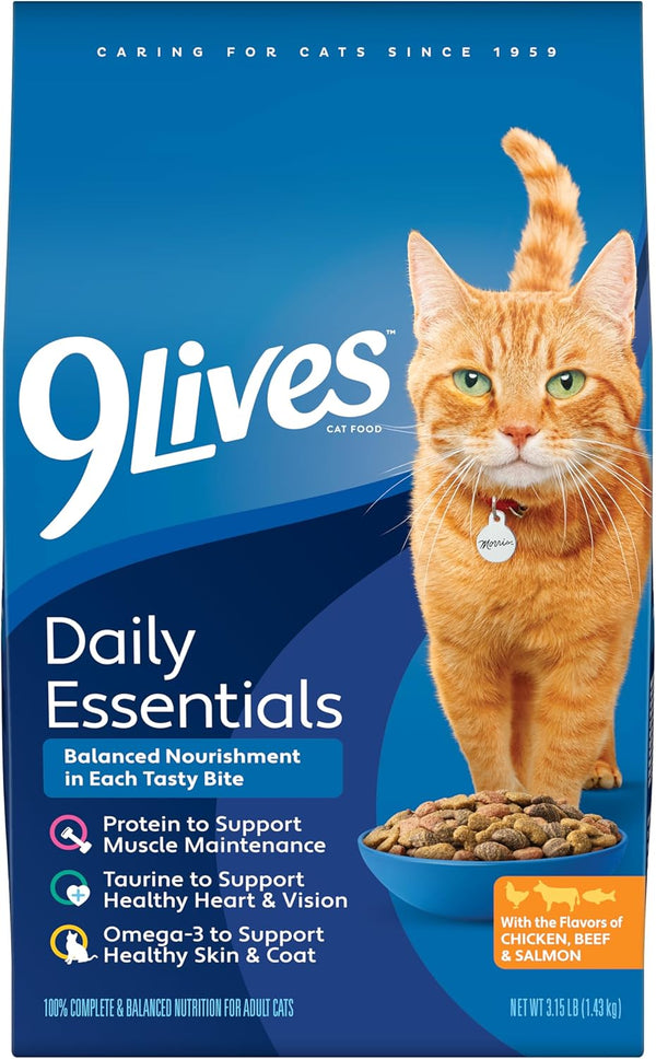9Lives Daily Essentials Dry Cat Food, 28 Pound Bag10